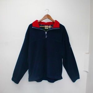 Vintage 90s Rest & Relaxation Quarter-zip Fleece